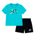 Conjunto Nike Nkb B Nsw Otl Ft Turquesa Negro