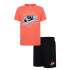 Pantalones Nike Nsw On The Move Jrsy Set Niño Negro