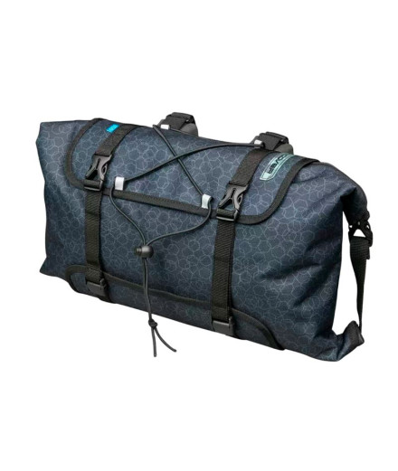Gravel Bolsa Manillar PRO Negro - Estampado Gris / 8L