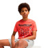 Camiseta Puma Mid90S Graphic Tee I,Red Fire Infantil