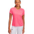 Camiseta Manga Corta de Fitness Under Armour Tech Ssv- Solid Mujer Rosa