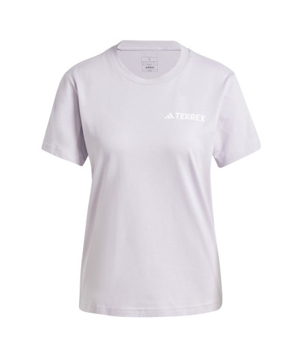 Camiseta de Montaña adidas Terrex Graphic Mujer Lila