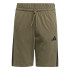 Pantalones adidas 3 Bandas Kn Sh 210 Infantil Verde Oscuro/Negro