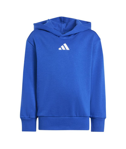 Sudadera adidas Lk Sl Fl Hd Infantil Azul/Blanco