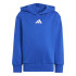 Sudadera adidas Lk Sl Fl Hd Infantil Azul/Blanco