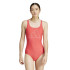 Bañador de Natación adidas Big Bars Suit Mujer Rojo