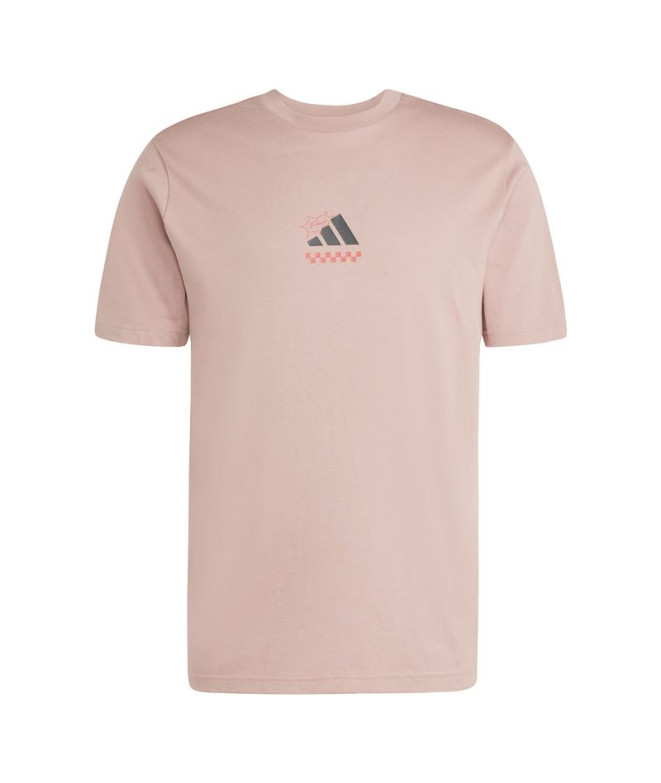 Camiseta adidas Pizza Hombre Rosa