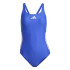 Bañador de Natación adidas 3 Bandas Bld Swimsuit Mujer Azul