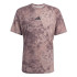 Camiseta de Fitness adidas Power Aop Hombre Rosa/Negro