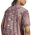 Camiseta de Fitness adidas Power Aop Hombre Rosa/Negro