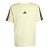 Camiseta adidas 3 Bandas Sj Hombre Azul Menta/Negro