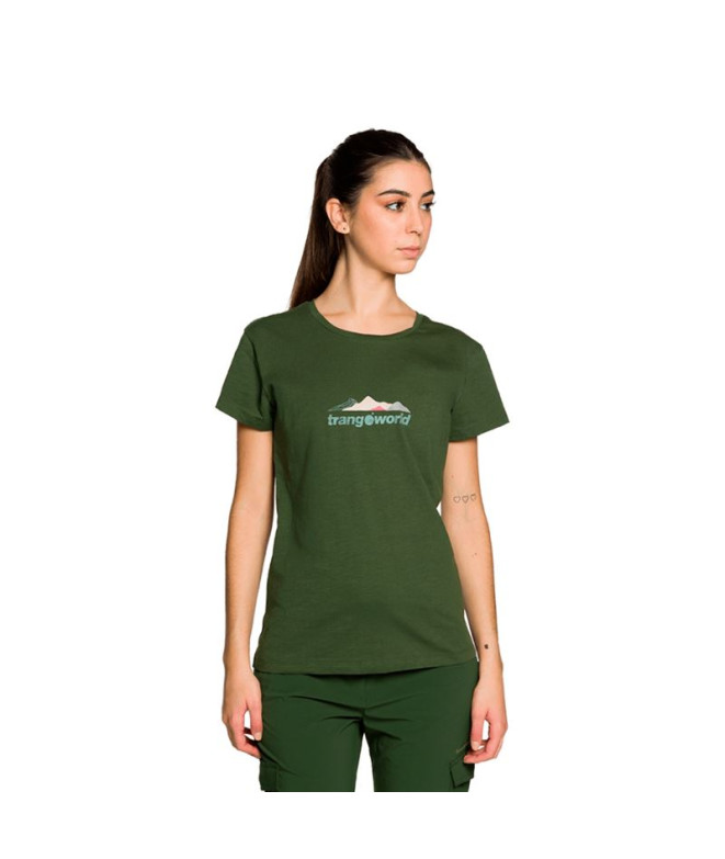 Camiseta Trangoworld Albacoa Mujer Verde Oscuro