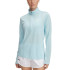 Camiseta de Fitness Under Armour Tech 1/2 Zip- Twist Mujer Azul