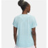 Camiseta Manga Corta de Fitness Under Armour Tech Ssc- Twist Mujer Azul