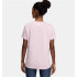 Camiseta Manga Corta de Fitness Under Armour Tech Ssc- Twist Mujer Rosa