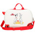 Maleta Infantil Disney Abs Rolling 4W.(2 Multi.) 45Cm.Dalmatas Family Blanco