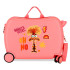 Maleta Infantil Disney Abs Rolling 4W. (2.Multi) Inside Out 2 Anxious Rosa