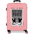 Trolley Disney Abs Suitcase 68Cm.4W. Minnie Y Mickey Paris Nude Rosa
