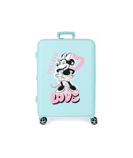 Trolley Disney Abs Suitcase 70Cm.W/Exp. 4W.Minnie Heart...