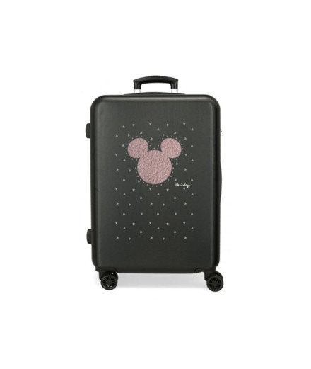 Trolley Disney Abs Suitcase 65Cm.4R. Mickey Stud Negro