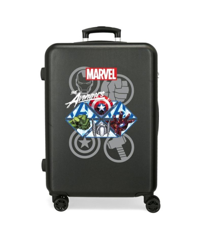 Trolley Marvel Abs 65Cm.4 Ruedas Avengers...