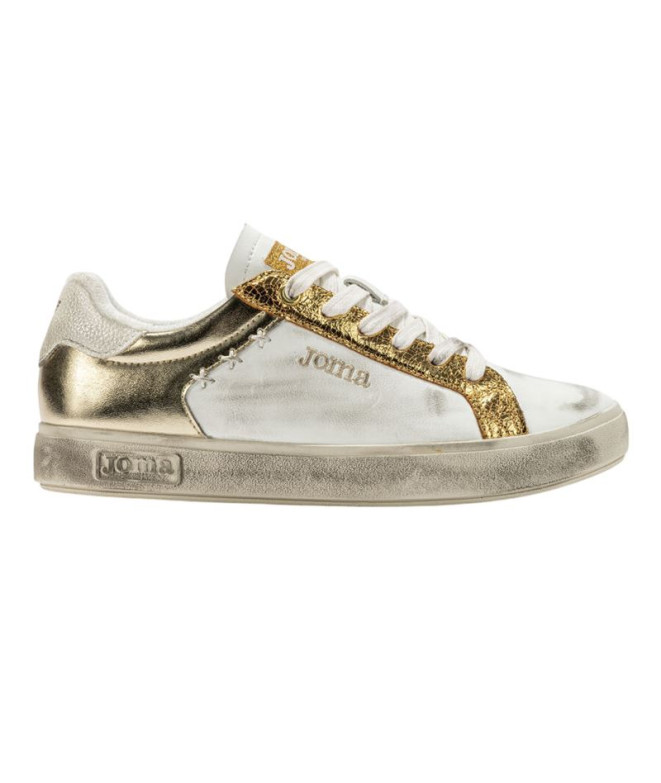 Zapatillas Joma C.Sunset Lady 2518 Blanco Oro...