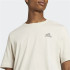 Camiseta adidas Essentials Single Embroidered Small Logo Hombre Beige