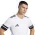Camiseta de Fútbol adidas Squadra25 Jsy Hombre Blanco/Negro