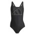 Bañador de Natación adidas Big Bars Suit Mujer Negro/Blanco