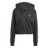 Sudadera adidas Rc 3Bandas Fz Hd Mujer Negro