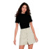 Camiseta Only emma S/S High Black Mujer