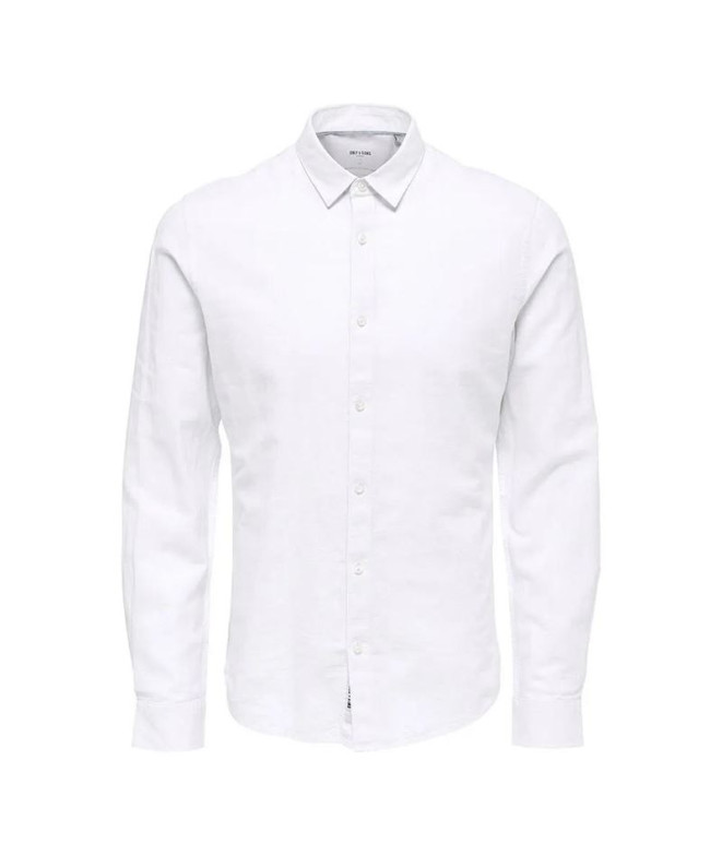 Camisa Only & Sons caiden Life Solid Linen...