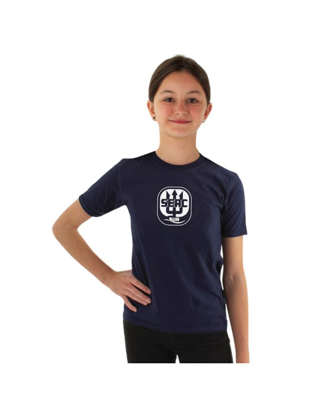 Camiseta Seac Kid M/C 2022 Azul