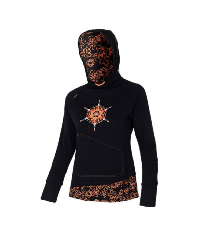 Sudadera de Montaña Trangoworld Bucegi Mujer Negro