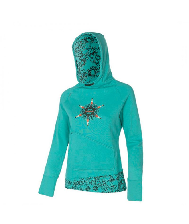 Sudadera de Montaña Trangoworld Bucegi Mujer Verde