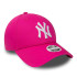 Gorra New Era New York Yankees Essential Rosa 9FORTY Mujer