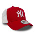 Gorra New Era New York Yankees Clean Rojo E-Frame Trucker