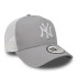 Gorra New Era New York Yankees Clean a Frame Trucker Gris