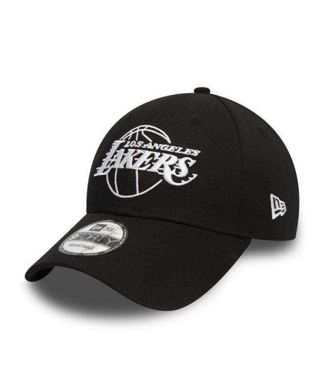 Gorra New Era LA Lakers Essential Outline Negro...