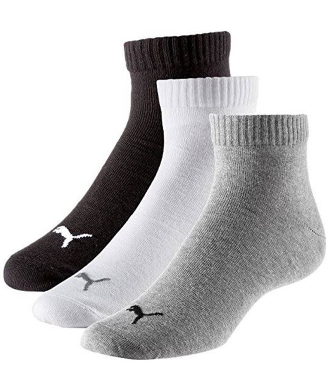 Calcetines Puma Quarter Plain 3P