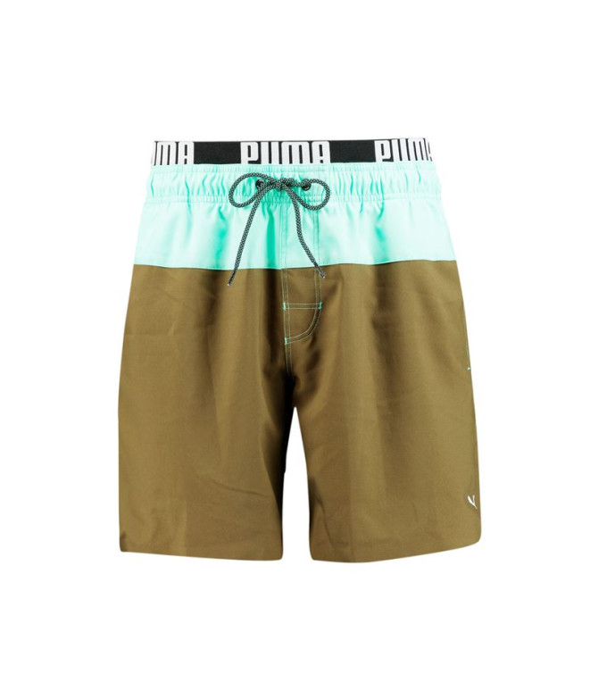 Bañador de Natación PUMA Swim Logo Medium marron