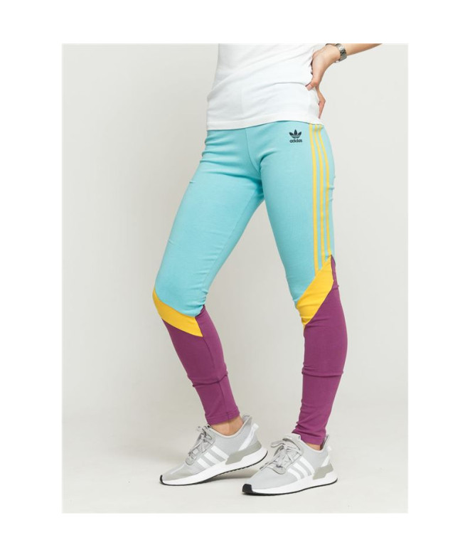 Mallas adidas High-Waisted azul Mujer