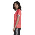 Camiseta adidas 3 Stripes rojo Mujer