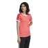 Camiseta adidas 3 Stripes rojo Mujer
