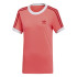 Camiseta adidas 3 Stripes rojo Mujer