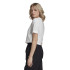Camiseta adidas Adicolor 3D Trefoil blanco Mujer