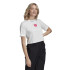 Camiseta adidas Adicolor 3D Trefoil blanco Mujer