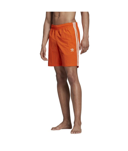 Bañador adidas 3 Bandas naranja Hombre naranja