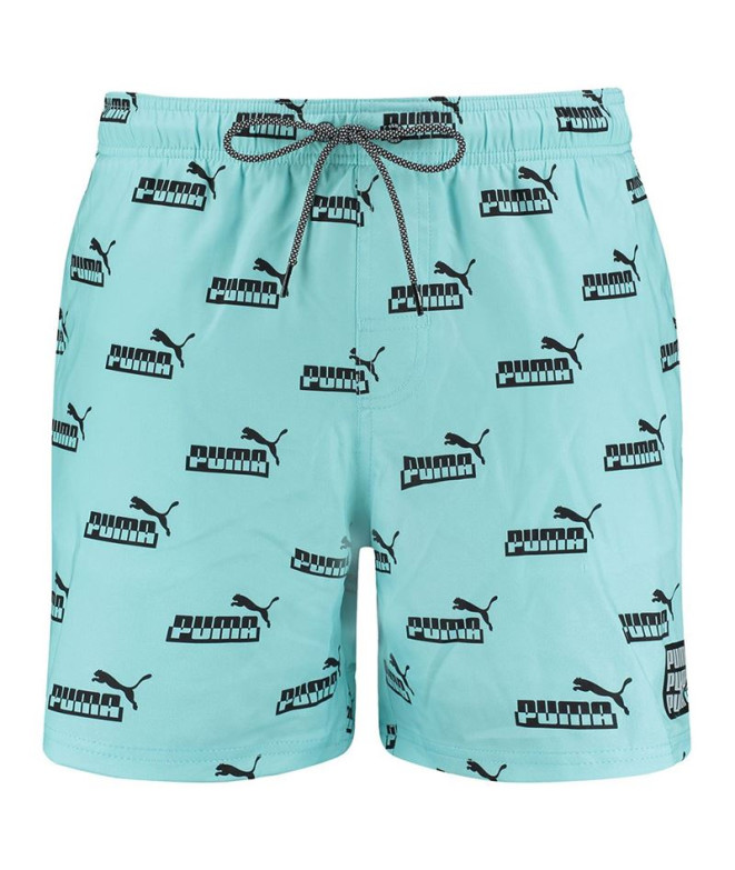 Bañador de natación Puma Logo Aop N1 Azul...