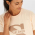 Camiseta Fitness Salomon Big Logo Nude